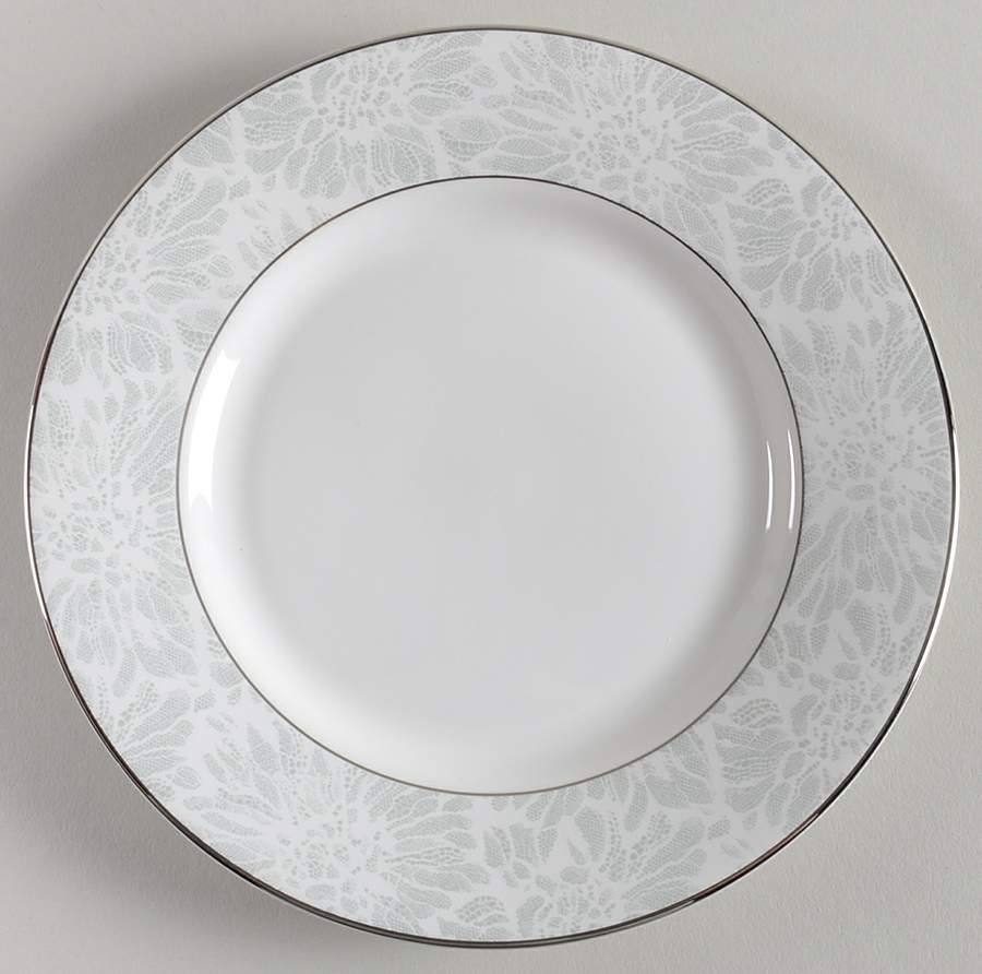 Vera Chantilly Lace Gray Bread & Butter Plate by Wedgwood-1