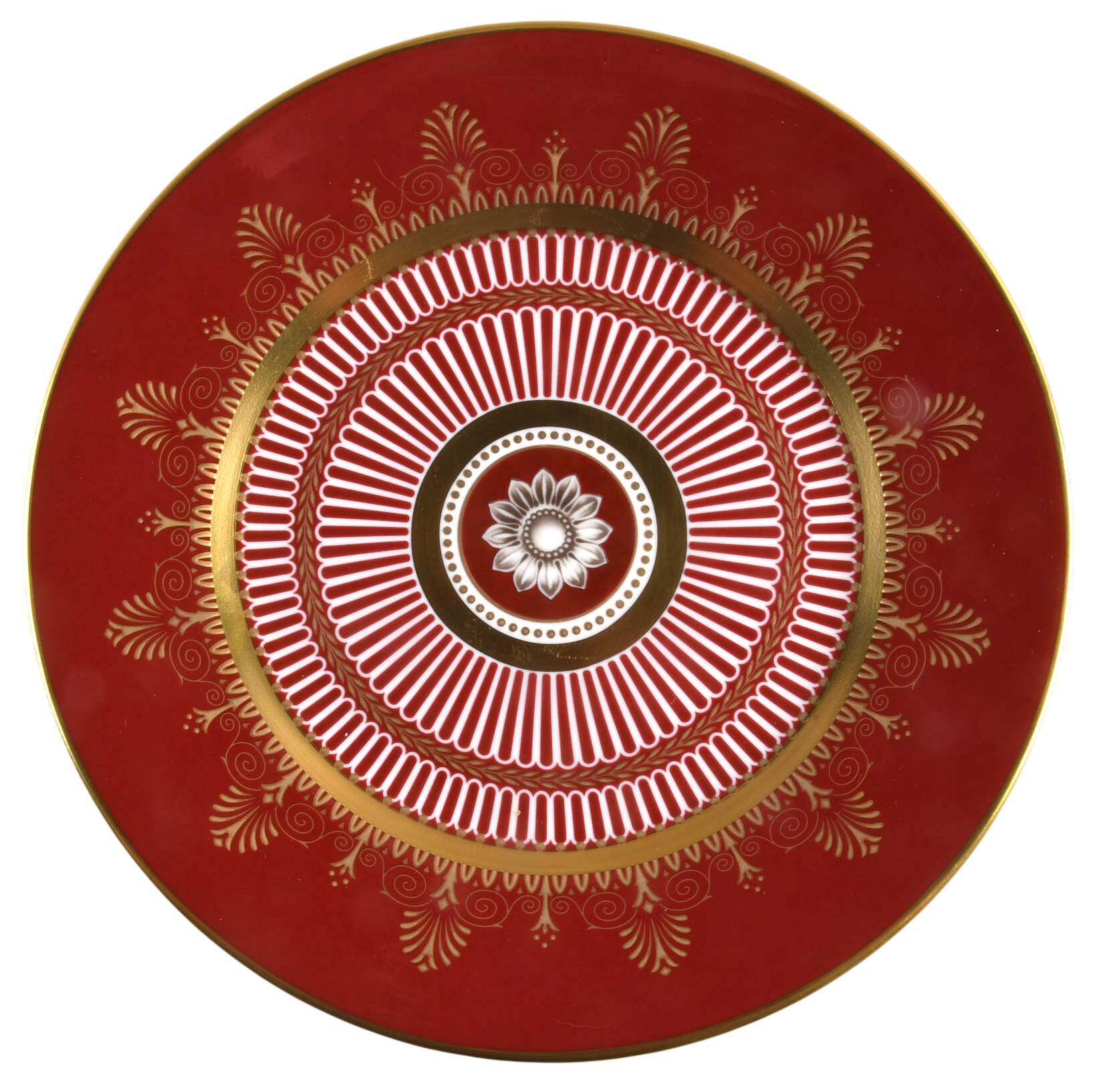 Anthemion Ruby Salad Plate by Wedgwood-1