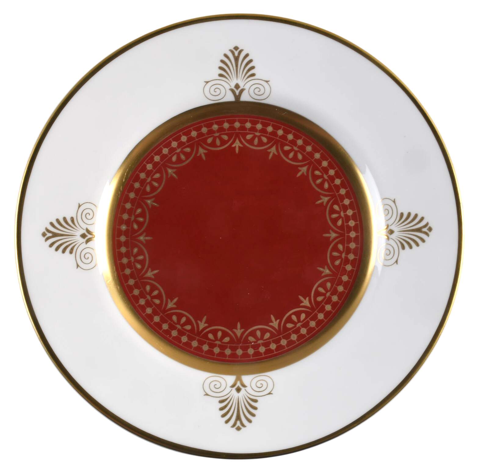 Anthemion Ruby Bread & Butter Plate by Wedgwood-1