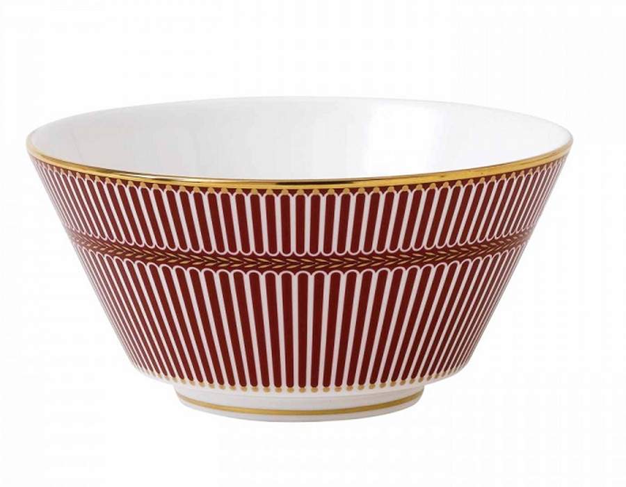 Anthemion Ruby Coupe Cereal Bowl by Wedgwood-1