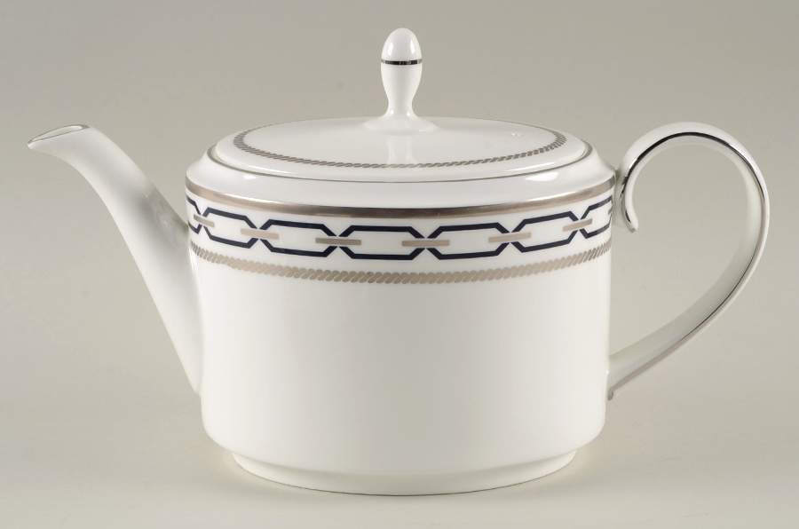 With Love Nouveau Indigo Teapot & Lid by Wedgwood-1