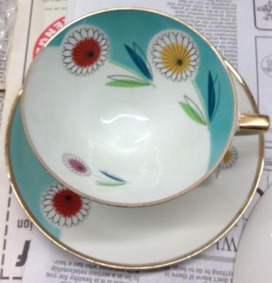 WIG1387 Footed Cup & Saucer Set by Winterling - Bavaria-1