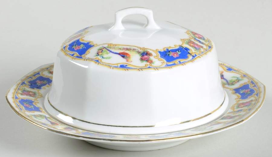 WBL26 Round Covered Butter by White Block-1