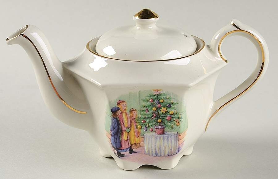 Individual Christmas Teapots Individual Teapot & Lid by Windsor (England)-1