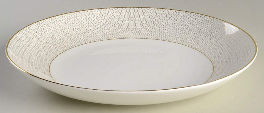 Arris Gio Gold 11" Individual Pasta Bowl by Wedgwood-1
