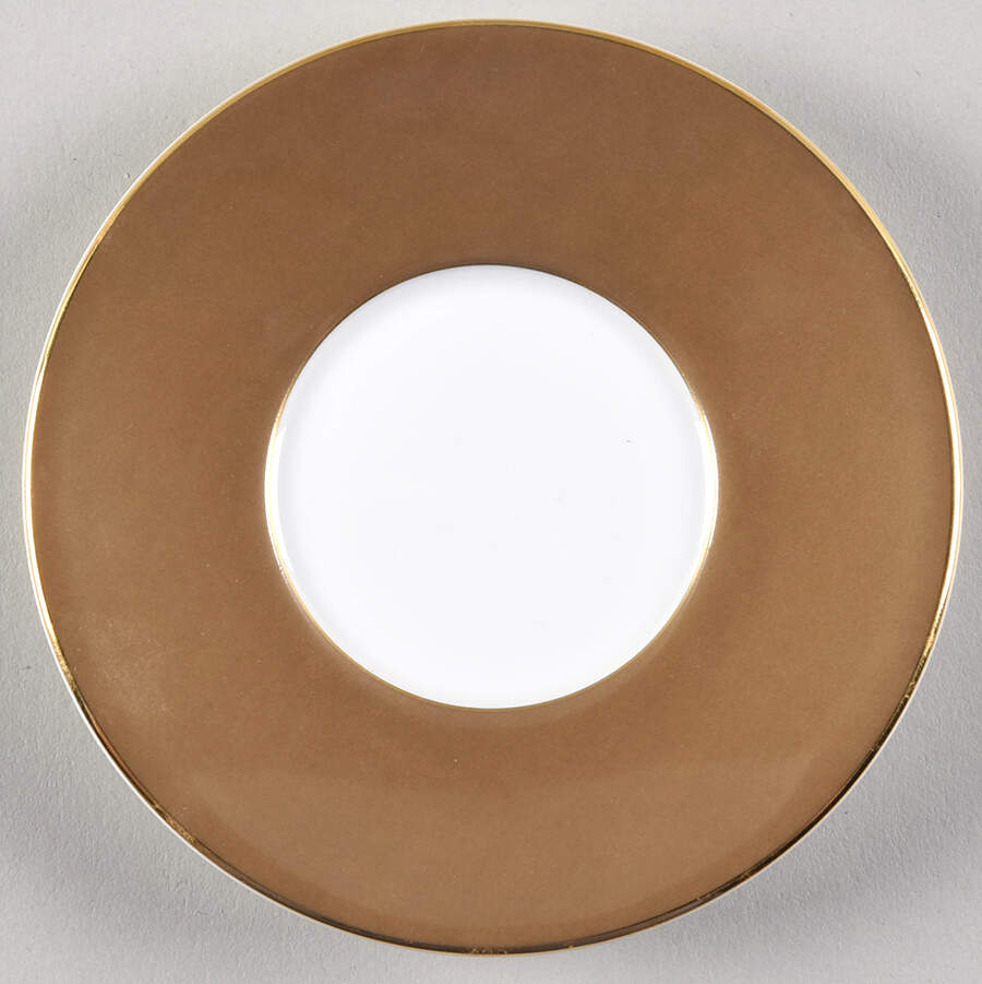 Arris Gio Gold Saucer for Espresso Cup by Wedgwood-1