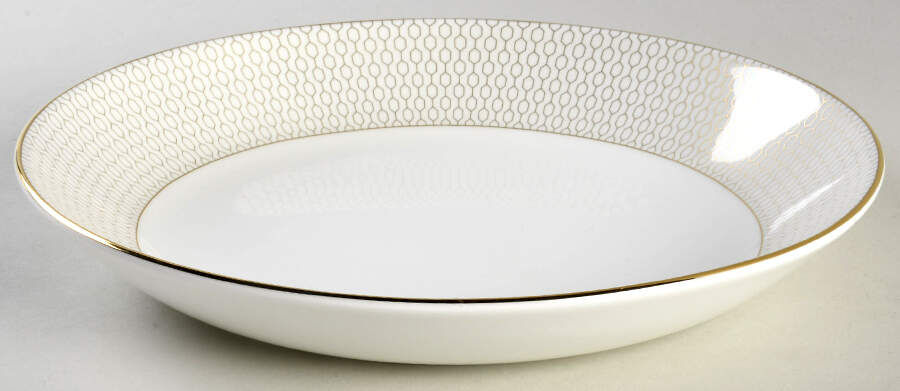 Arris Gio Gold Deep Dinner Plate by Wedgwood-1