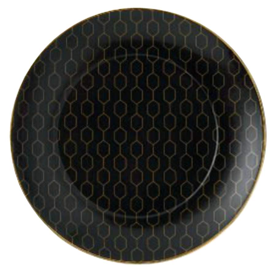 Arris Gio Gold Tea Plate by Wedgwood-1