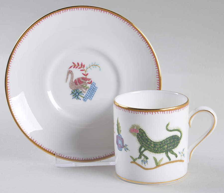 Mythical Creatures Espresso Cup and Saucer Set by Wedgwood-1