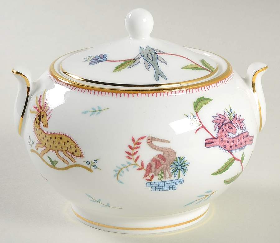 Mythical Creatures Sugar Bowl & Lid by Wedgwood-1