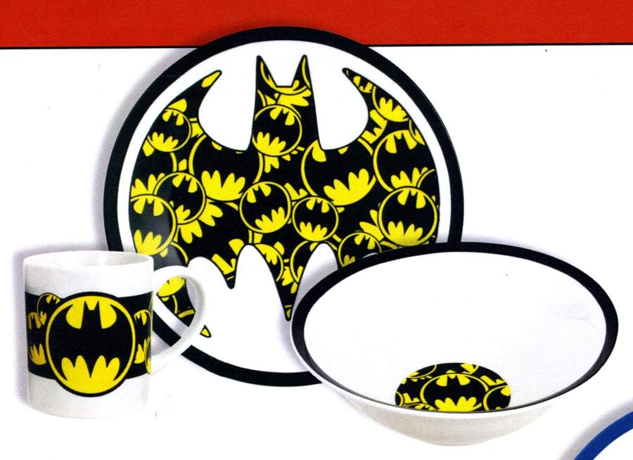 Batman Logo (3 Piece) Child's Set by Warner Bros.-1
