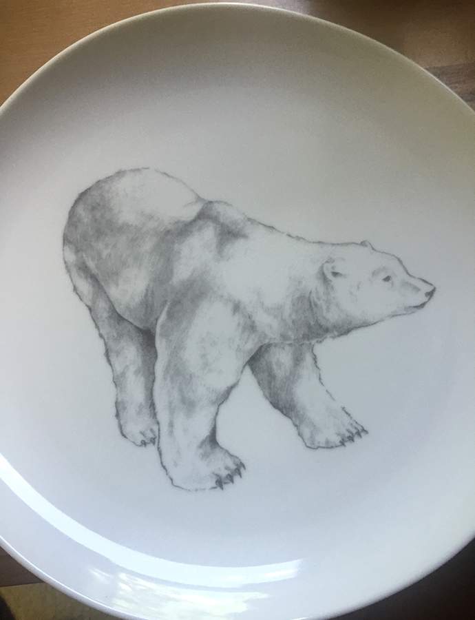 Winter Solstice Animal Dessert/Pie Plate by West Elm-1