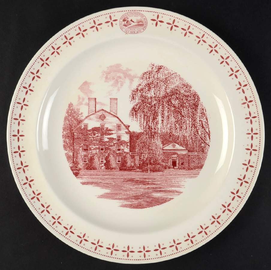 Phillips Exeter Academy, The Dinner Plate by Wedgwood-1