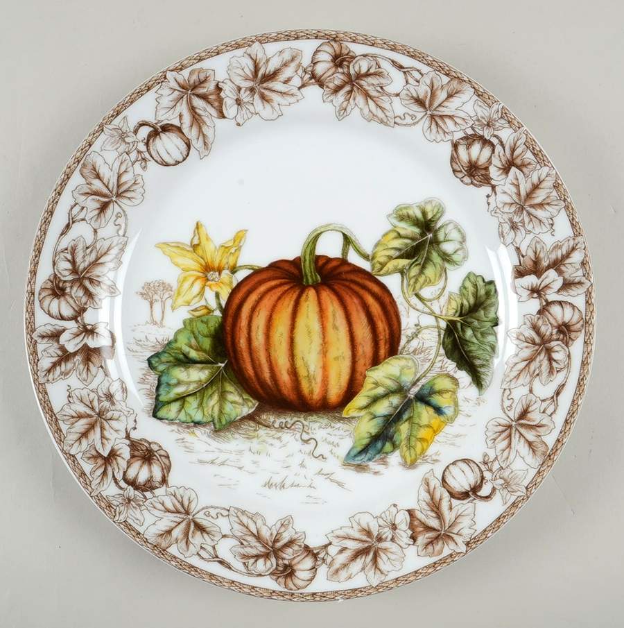 Plymouth Pumpkin Dinner Plate by Williams-Sonoma-1