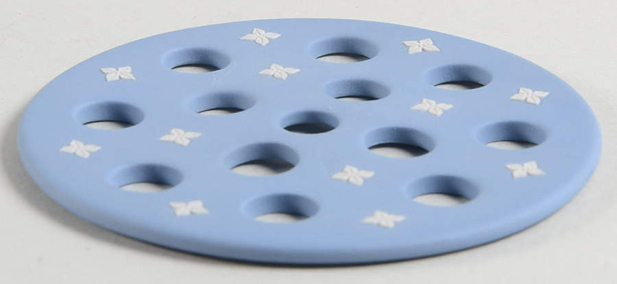 Diceware (Jasperware) Grid/Frog for 5" Vase by Wedgwood-1