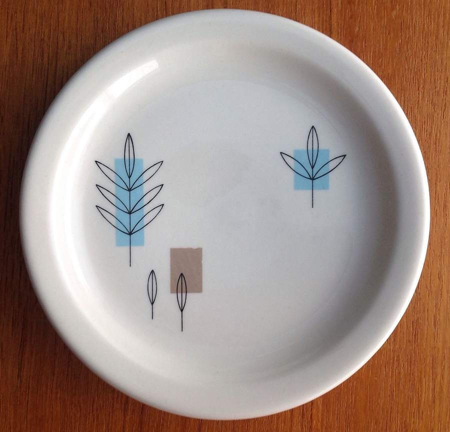 WAL34 Bread & Butter Plate by Wallace (American)-1