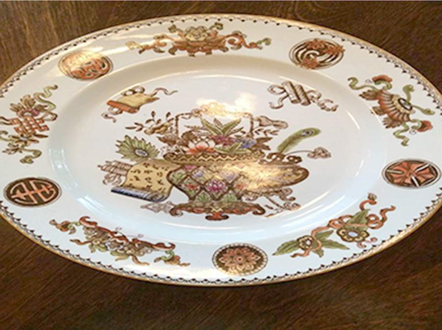 Basket (Brown Multicolor) Dinner Plate by Wedgwood-1