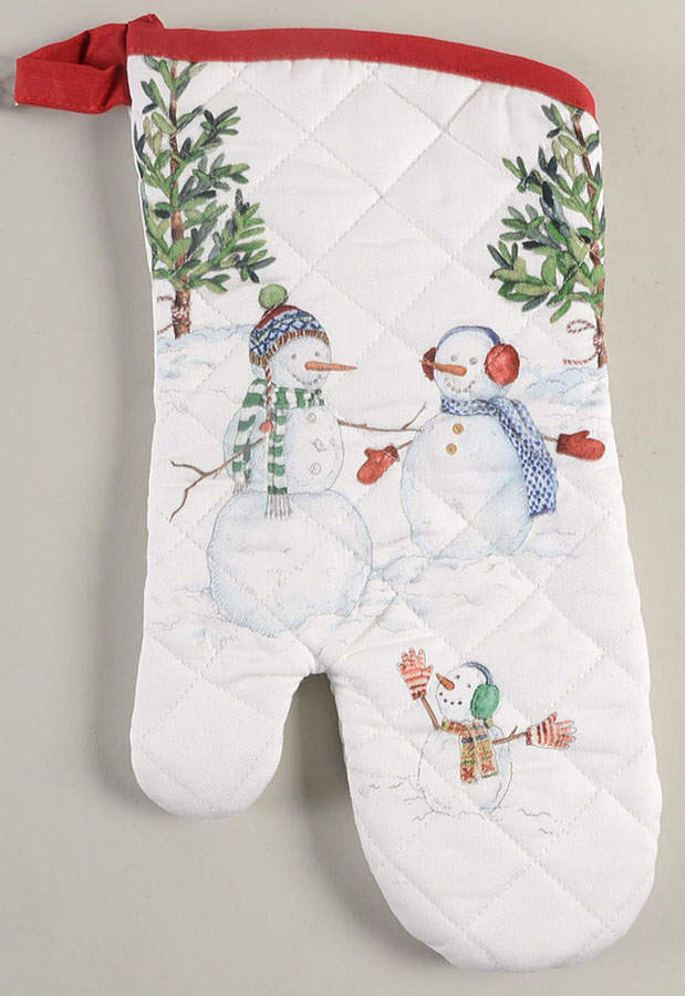 Snowman Cloth Oven Mitt by Williams-Sonoma-1