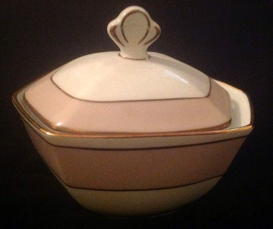 La Belle Sugar Bowl & Lid by Winterling - Bavaria-1