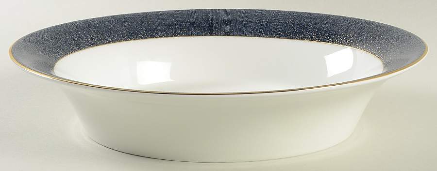 Stardust Night 10" Oval Vegetable Bowl by Waterford China-1
