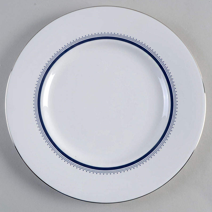 Grosgrain Indigo Accent Luncheon Plate by Wedgwood-1