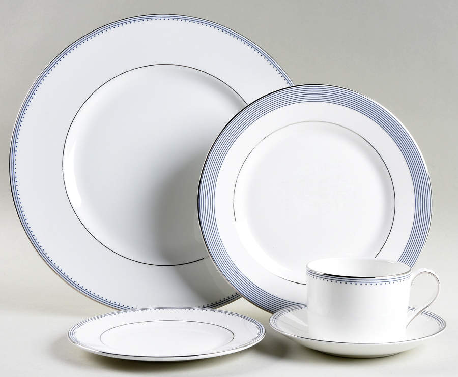 Grosgrain Indigo 5 Piece Place Setting by Wedgwood-1