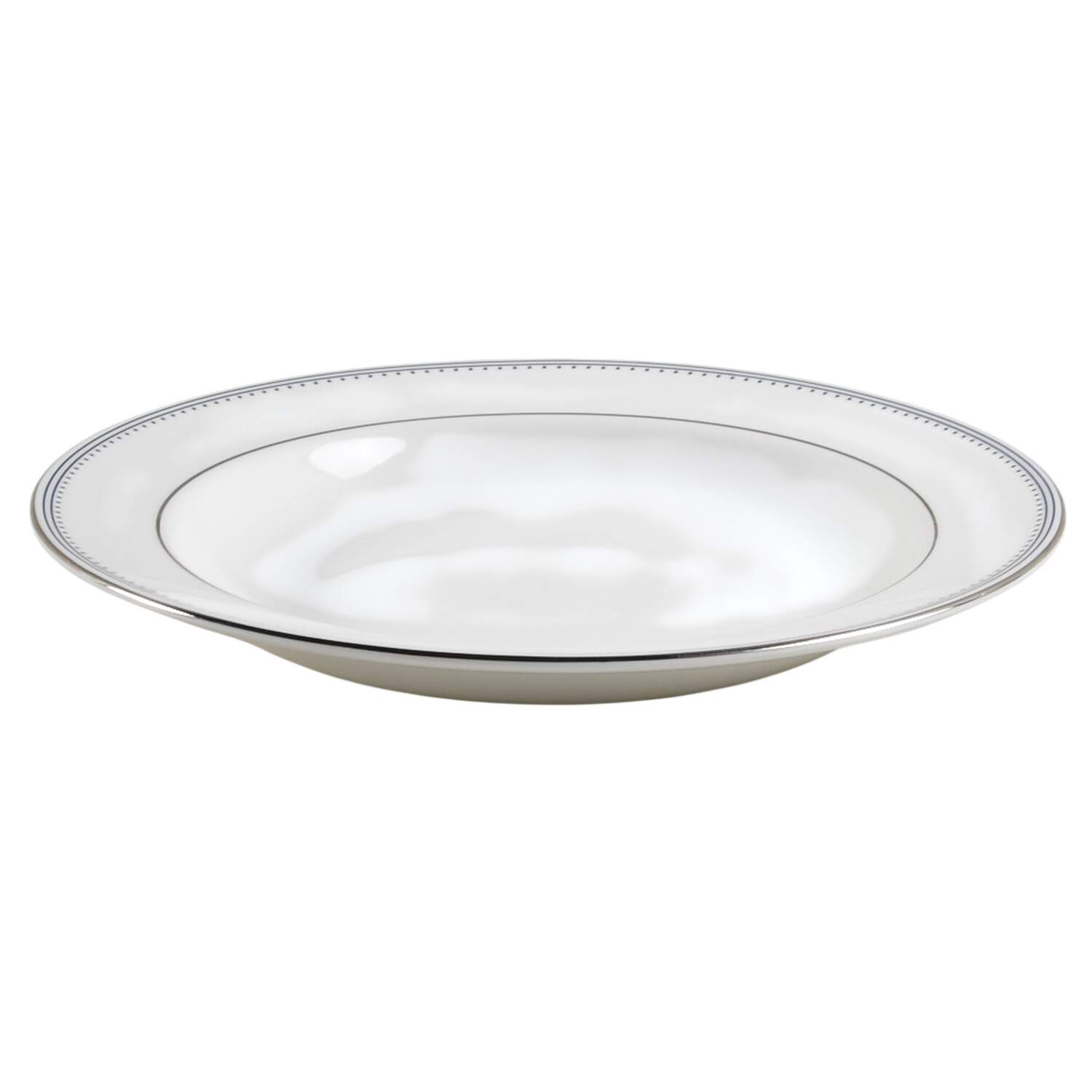 Grosgrain Indigo Large Rim Soup Bowl by Wedgwood-1