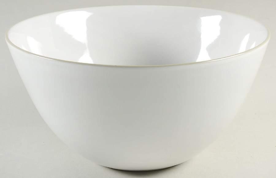 Vera Color White 10" Round Serving Bowl by Wedgwood-1