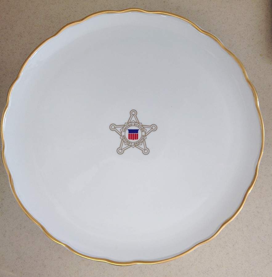 Secret Service 12" Diameter Pedestal Cake Stand by Woodmere-1