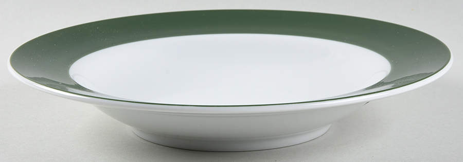 Newport Green Large Rim Soup Bowl by Williams-Sonoma-1