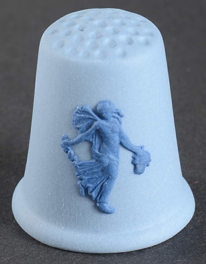 Wedgwood Blue on Lavender Thimble by Wedgwood-1