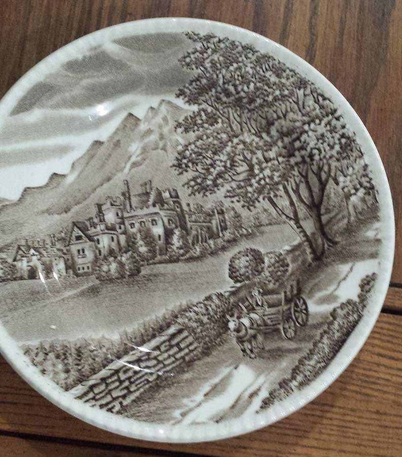 Westmorland Brown Salad Plate by Wood & Sons-1