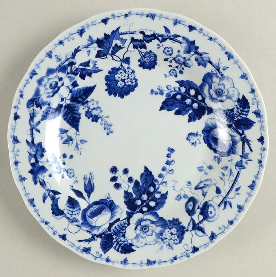 French Blue Bouquet Salad Plate by Williams-Sonoma-1
