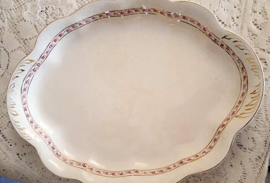 WLS39 14" Oval Serving Platter by Wellsville-1