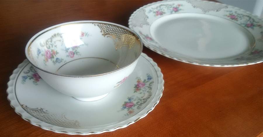 WIG1442 Footed Cup & Saucer Set by Winterling - Bavaria-1