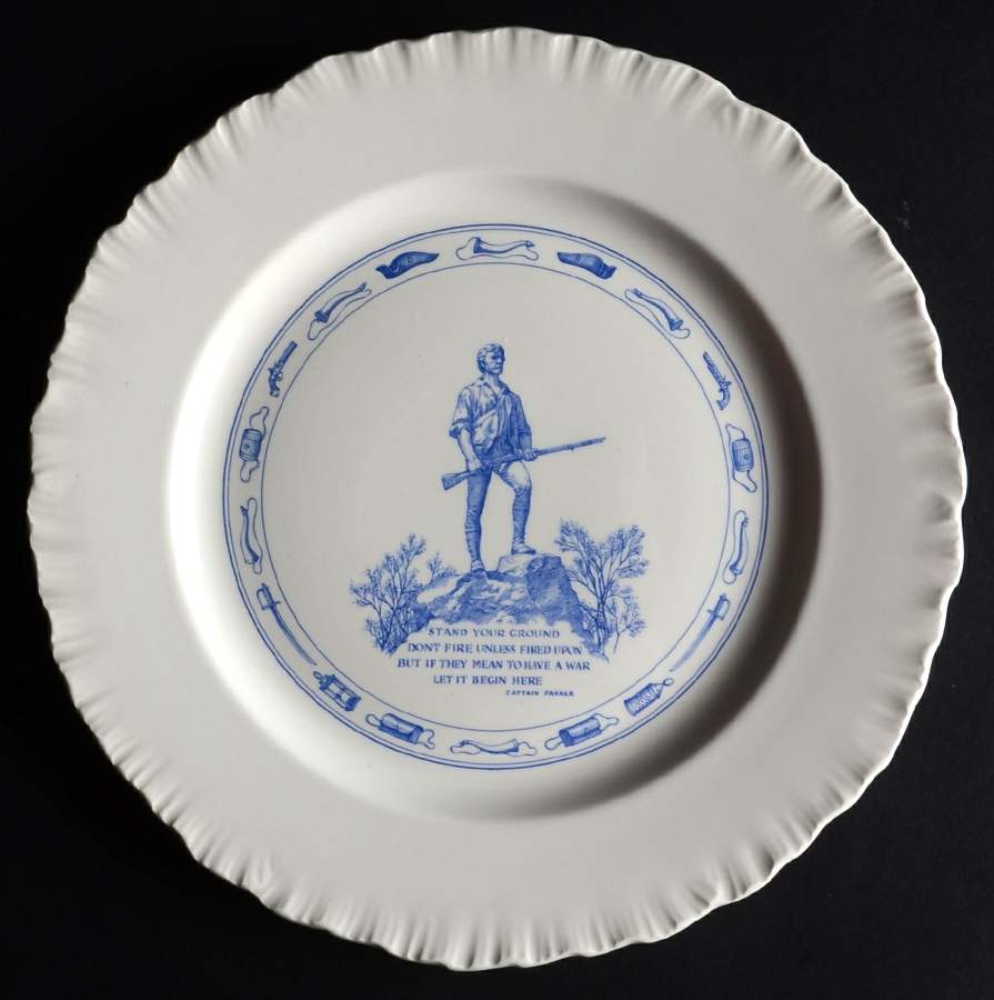 Lexington Historical Society Dinner Plate by Wedgwood-1