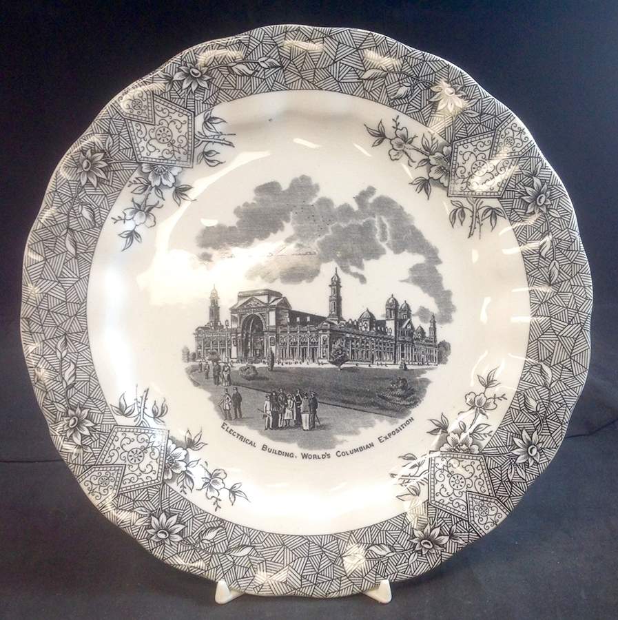 Worlds Columbian Exposition Salad Plate by Wedgwood-1