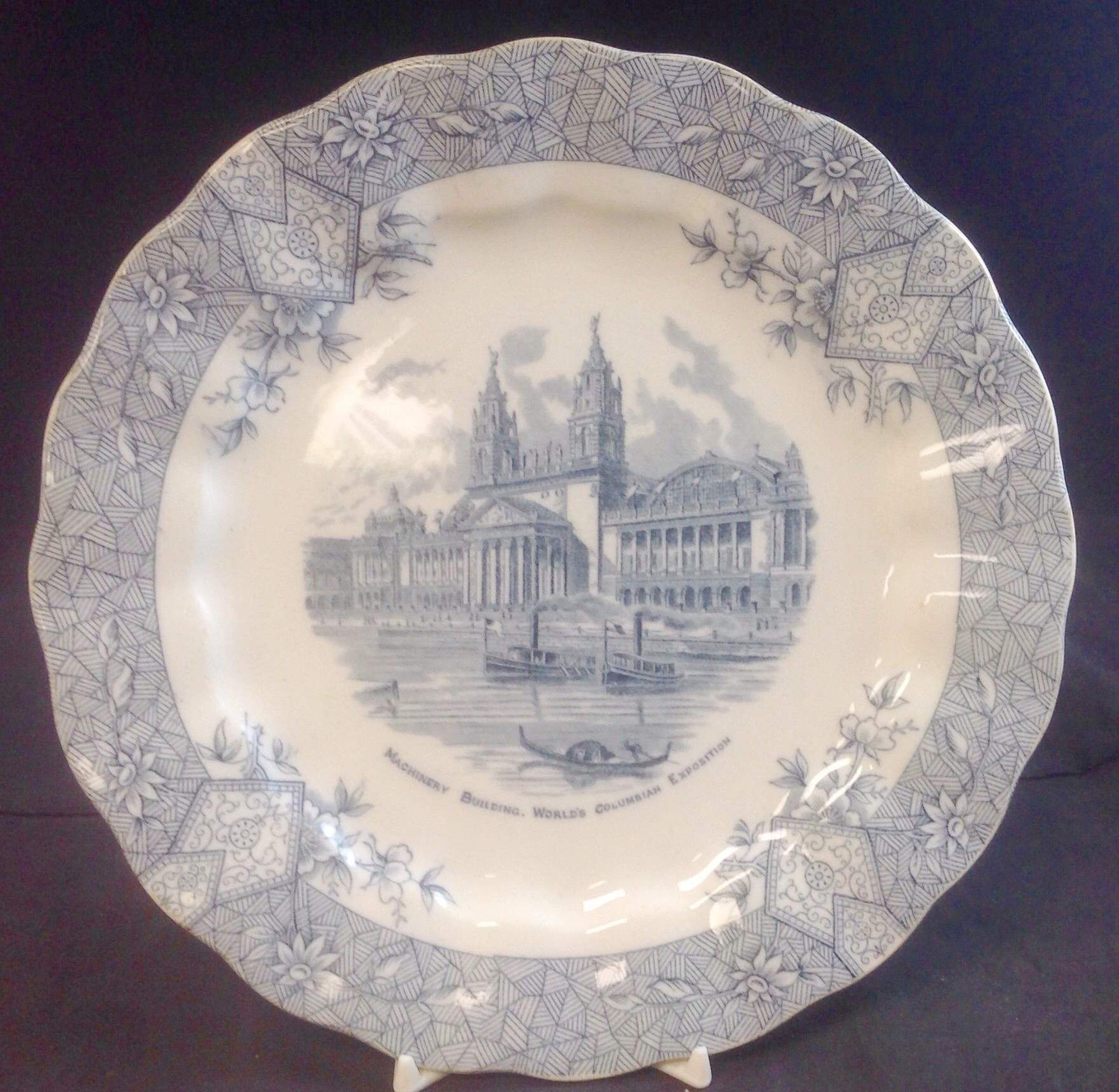 Worlds Columbian Exposition Salad Plate by Wedgwood-1