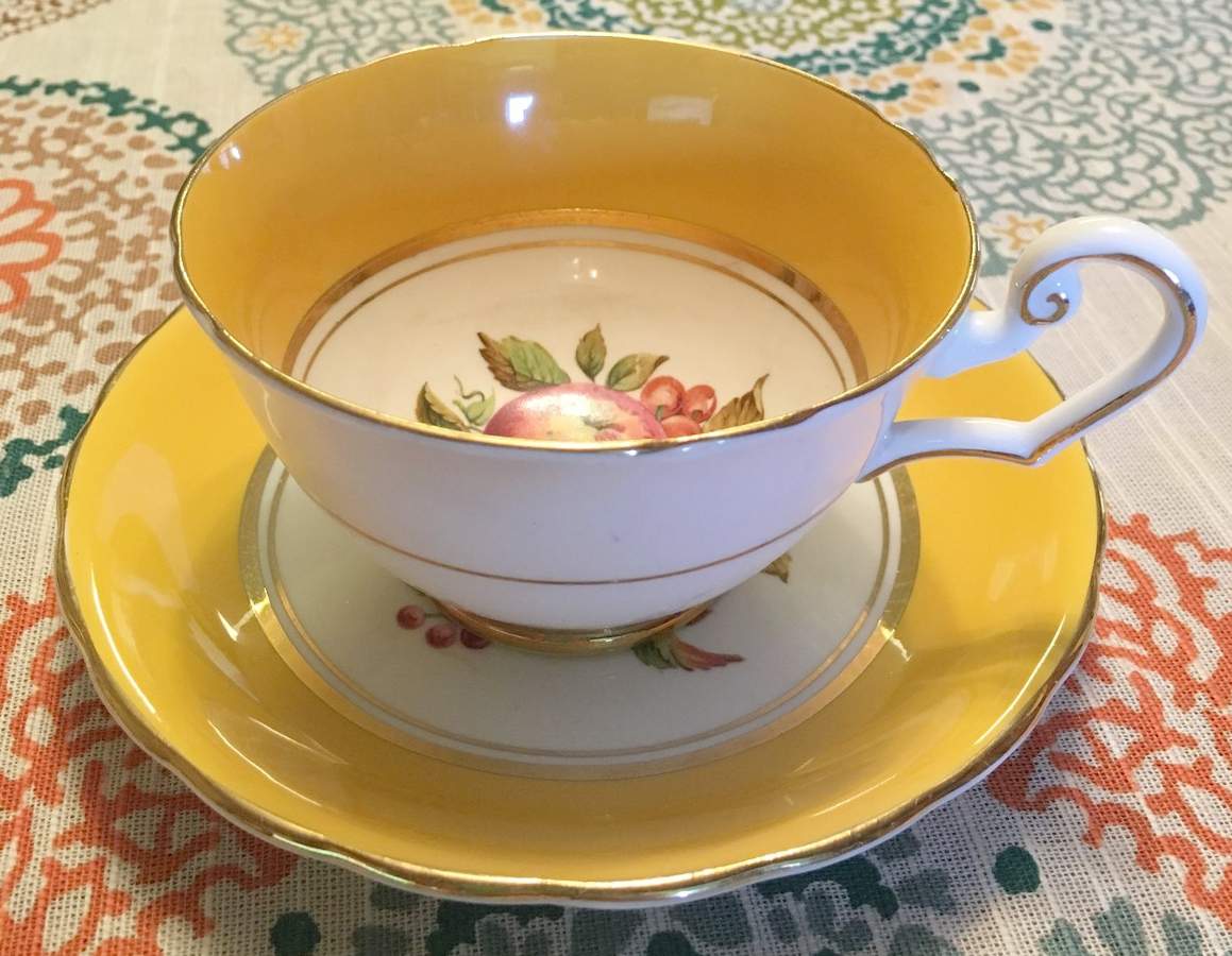 400Y-18 Footed Cup & Saucer Set by Windsor (England)-1