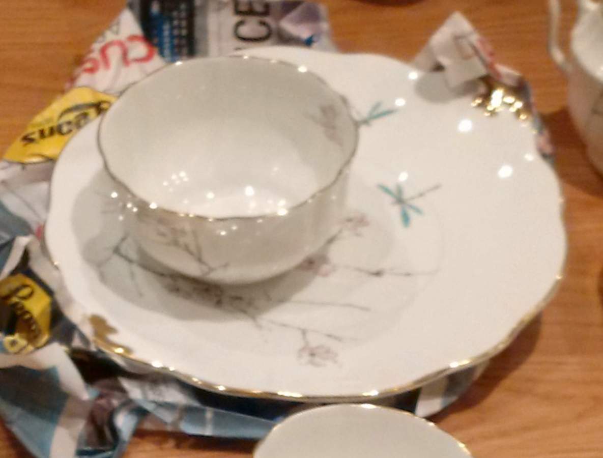 Demoiselle Handled Cake Plate by Windsor (England)-1