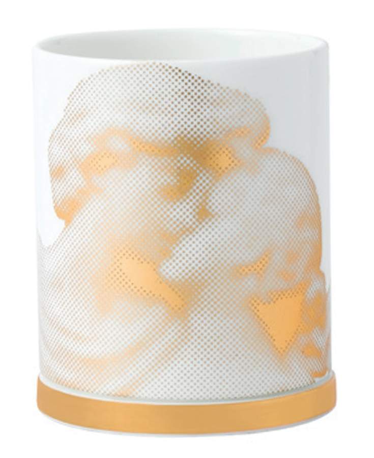 Gilded Muse Lithophane Candle Votive by Wedgwood-1