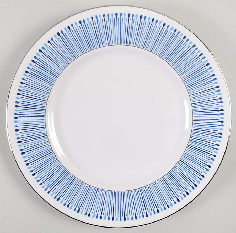 Malibu Azure Accent Luncheon Plate by Waterford China-1