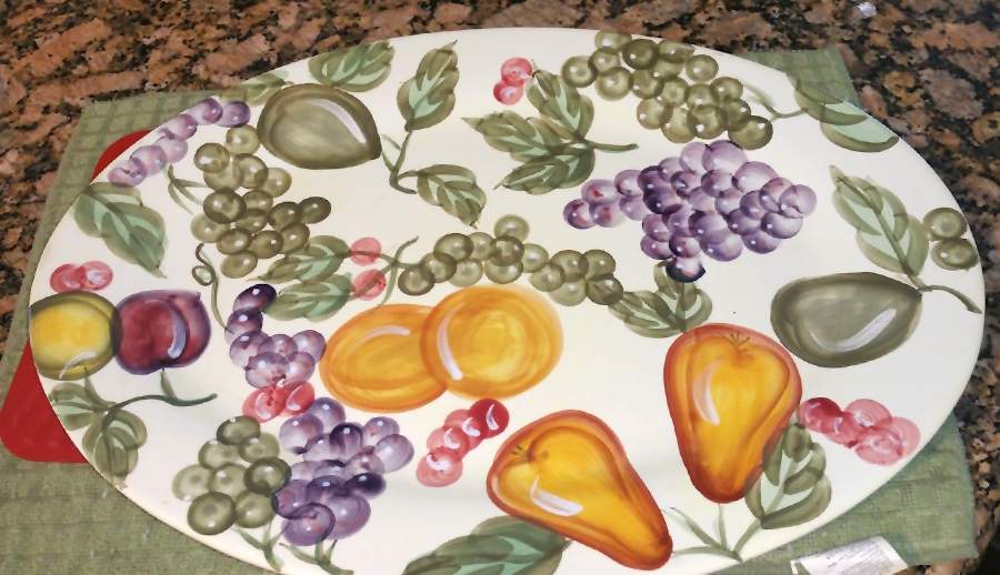 W1C10 12" Oval Serving Platter by Wcl-1