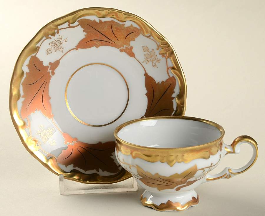 Jutta Footed Demitasse Cup & Saucer Set by Weimar-1