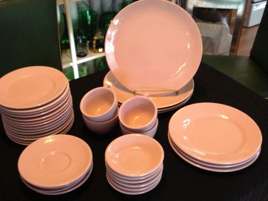 Flamingo Dinner Plate by Wellsville-1