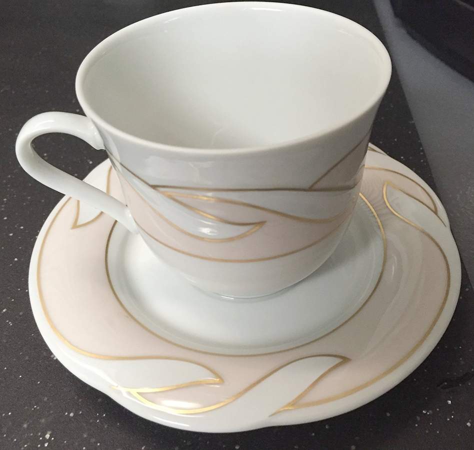 WIG1464 Flat Cup & Saucer Set by Winterling - Bavaria-1