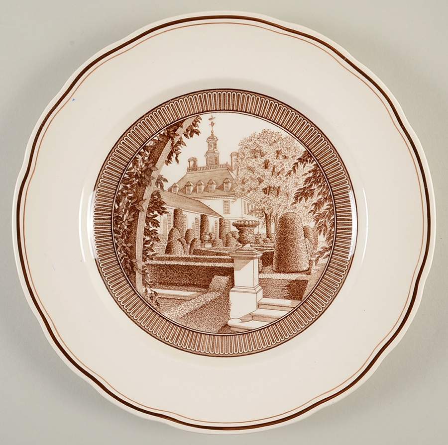Garden Club of America(Scalloped) Dinner Plate by Wedgwood-1
