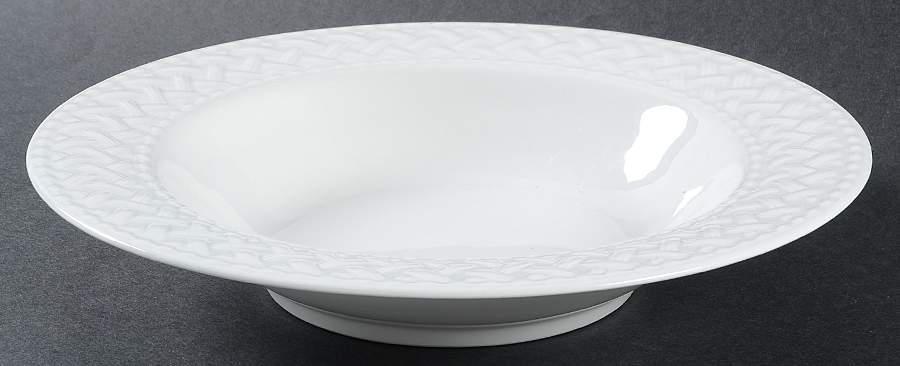 Marketplace (Basket Weave) Large Rim Soup Bowl by Williams-Sonoma-1