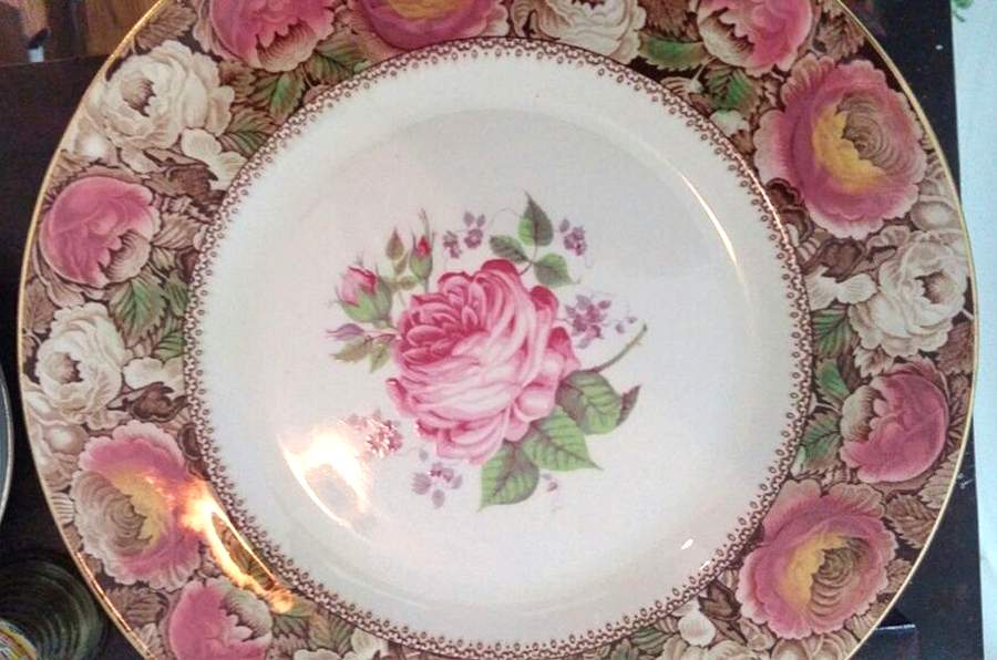 Miniver Rose Pink (Smooth) Dinner Plate by Arthur J Wilkinson-1