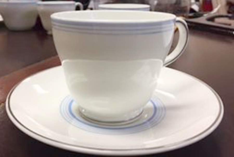 W4045 Footed Cup & Saucer Set by Wedgwood-1